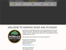 Tablet Screenshot of normandoor.com